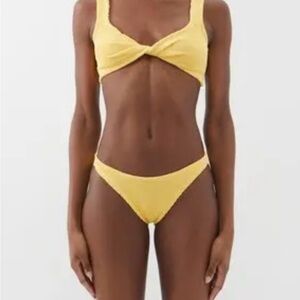 Hunza G Yellow Juno Bikini